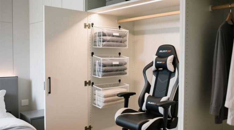 Closet organization tips for gaming chair accessories.jpg