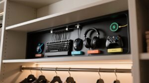 Closet organization tips for gaming charging stations.jpg