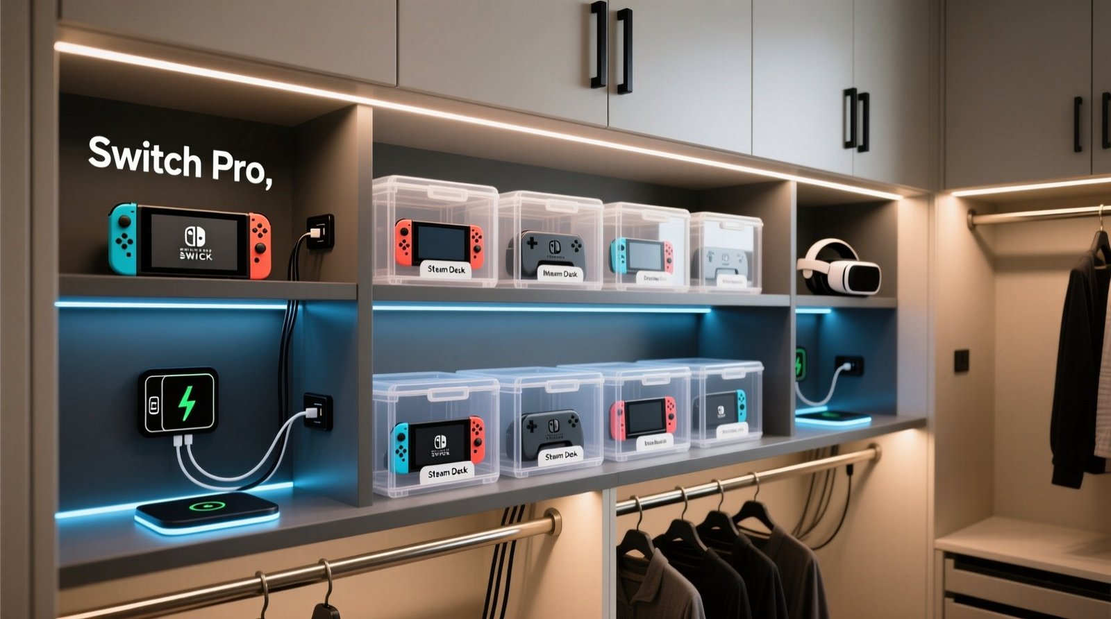 Closet organization tips for gaming devices.jpg