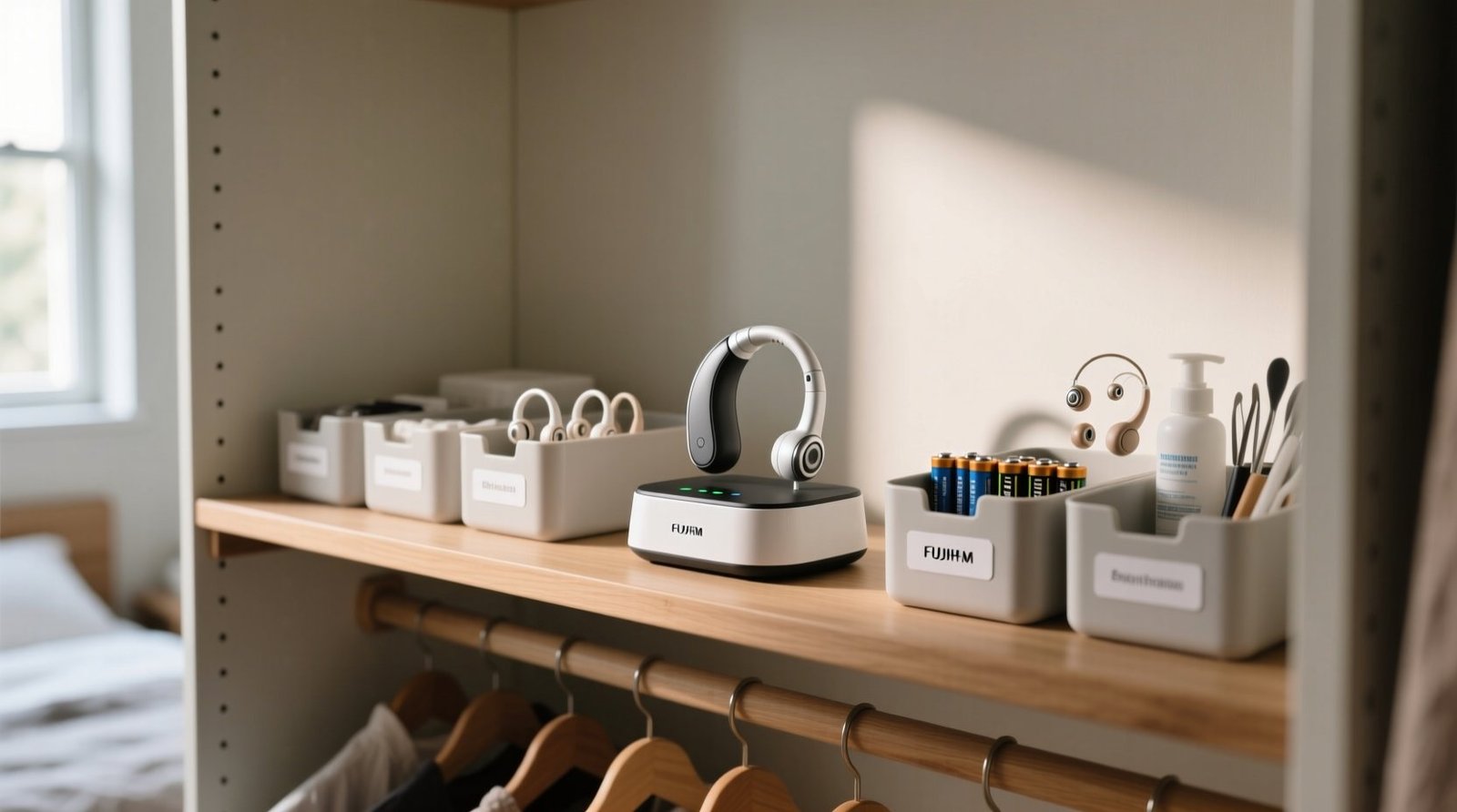 Closet organization tips for hearing aid chargers.jpg