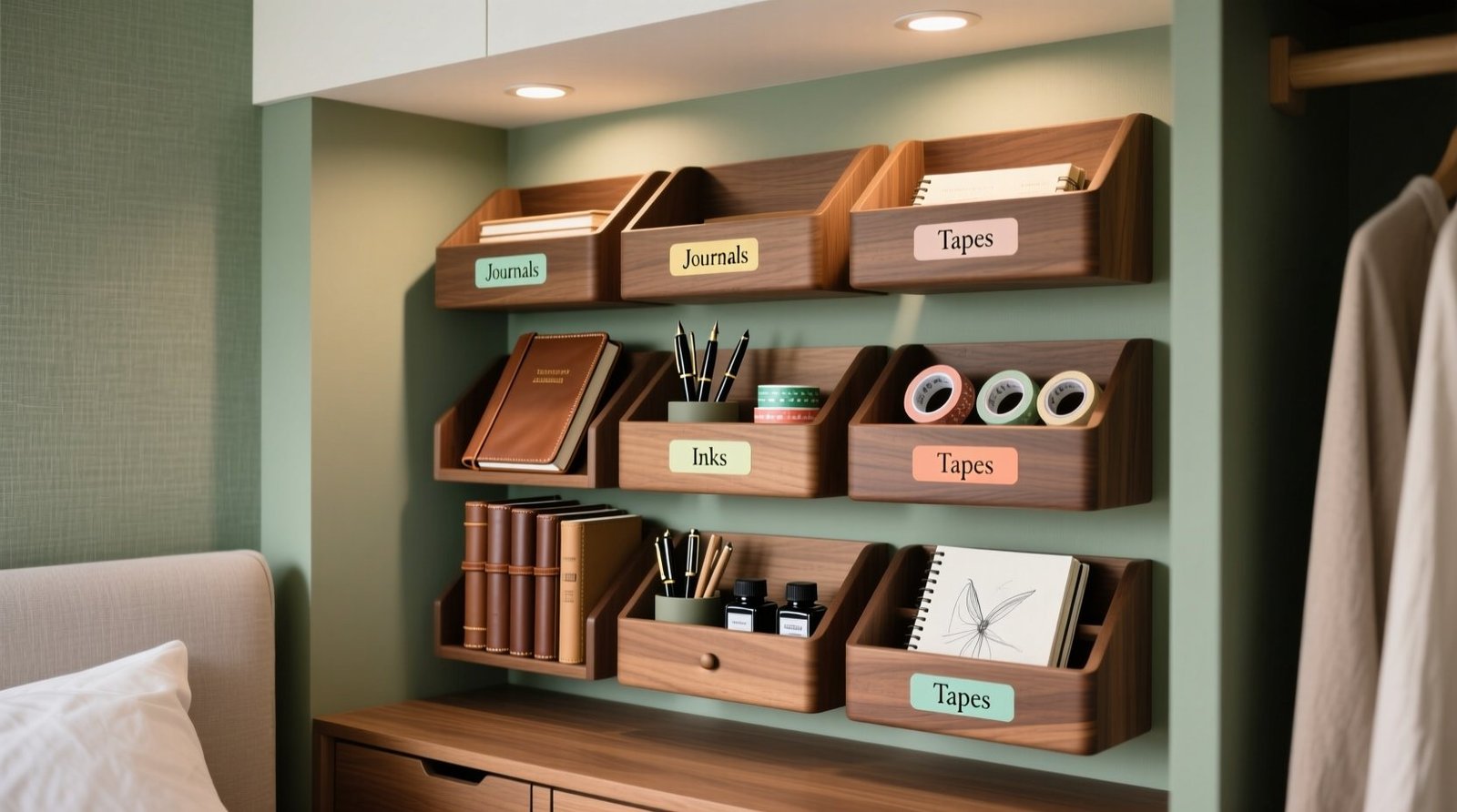 Closet organization tips for journaling supplies.jpg