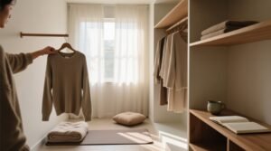 Closet organization tips for meditation outfit selection.jpg