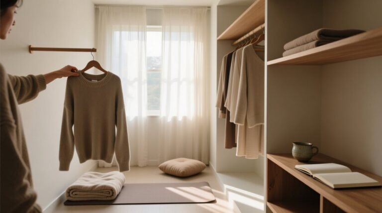 Closet organization tips for meditation outfit selection.jpg