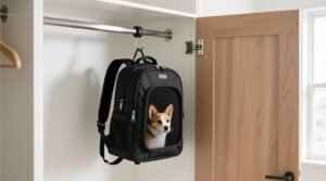 Closet organization tips for pet carrier backpacks.jpg