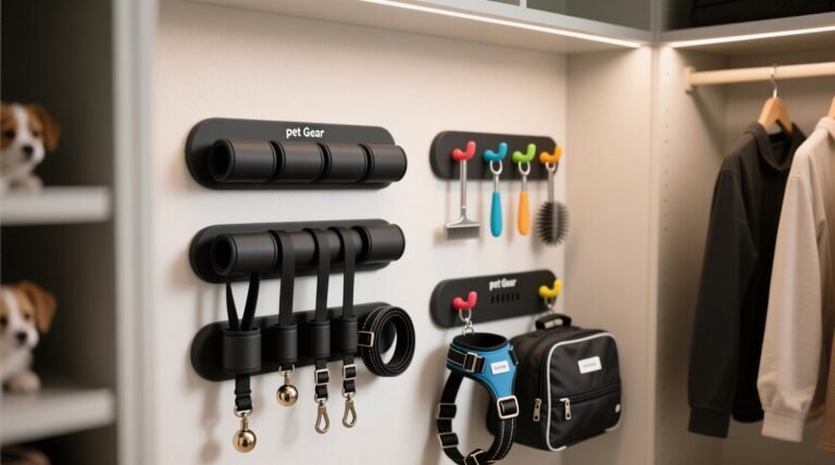 Closet organization tips for pet id tags leashes.jpg