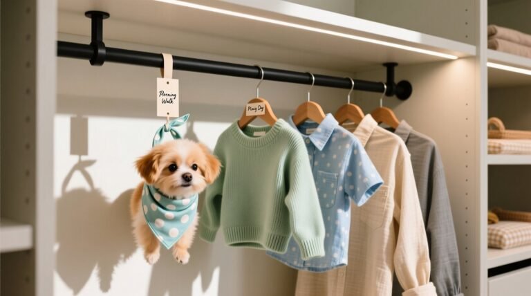 Closet organization tips for pet owner outfits.jpg