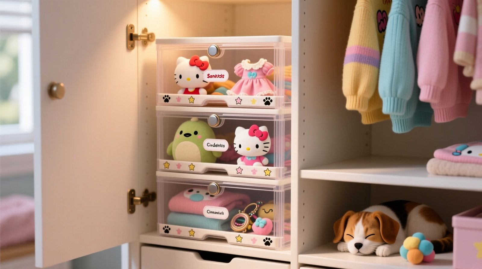 Closet organization tips for pet owners sanrio collectors.jpg