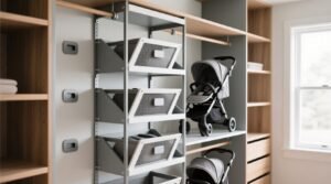 Closet organization tips for pet strollers carriers.jpg