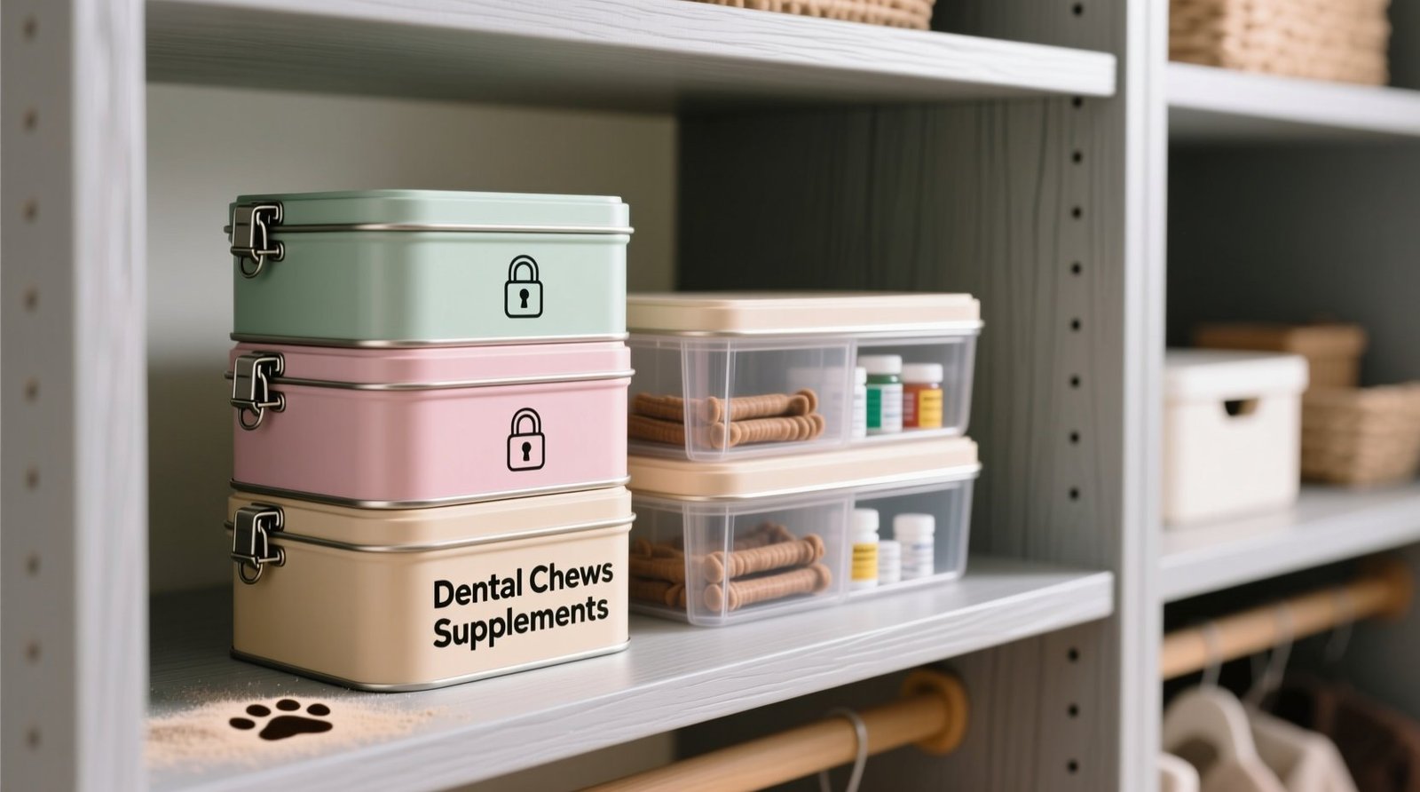 Closet organization tips for pet supplements.jpg