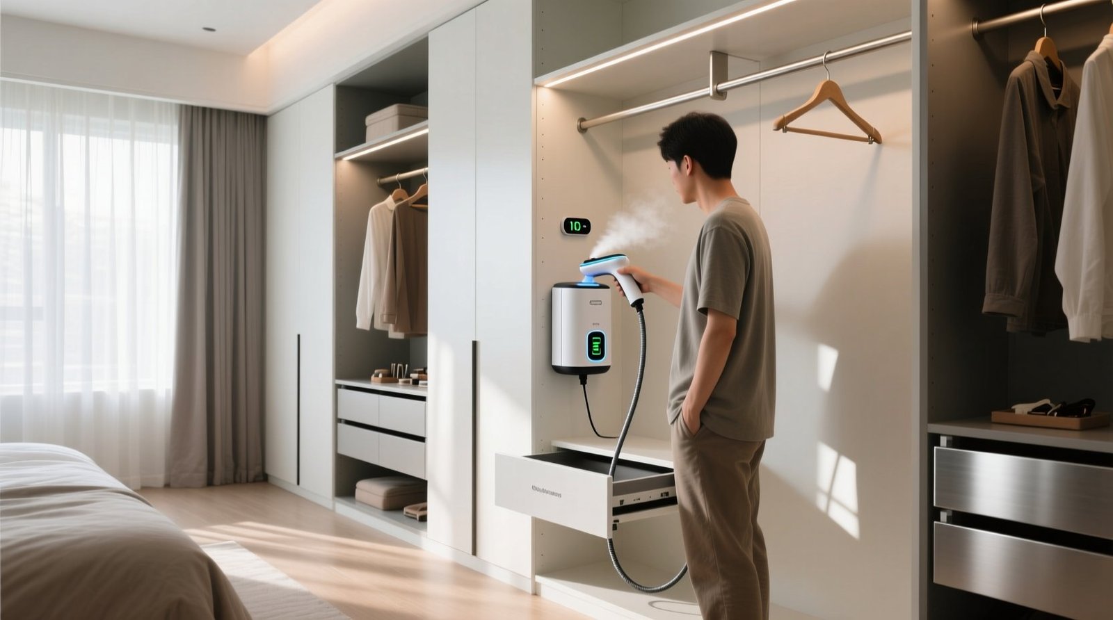 Closet organization tips for portable garment steamers.jpg