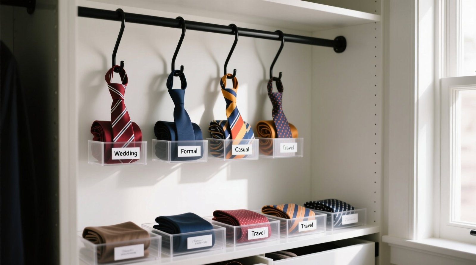 Closet organization tips for rarely worn ties.jpg