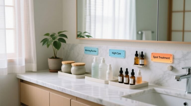 Closet organization tips for skincare fridge overflow.jpg