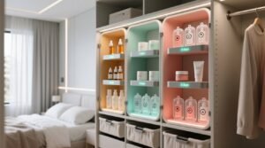 Closet organization tips for skincare rotation.jpg