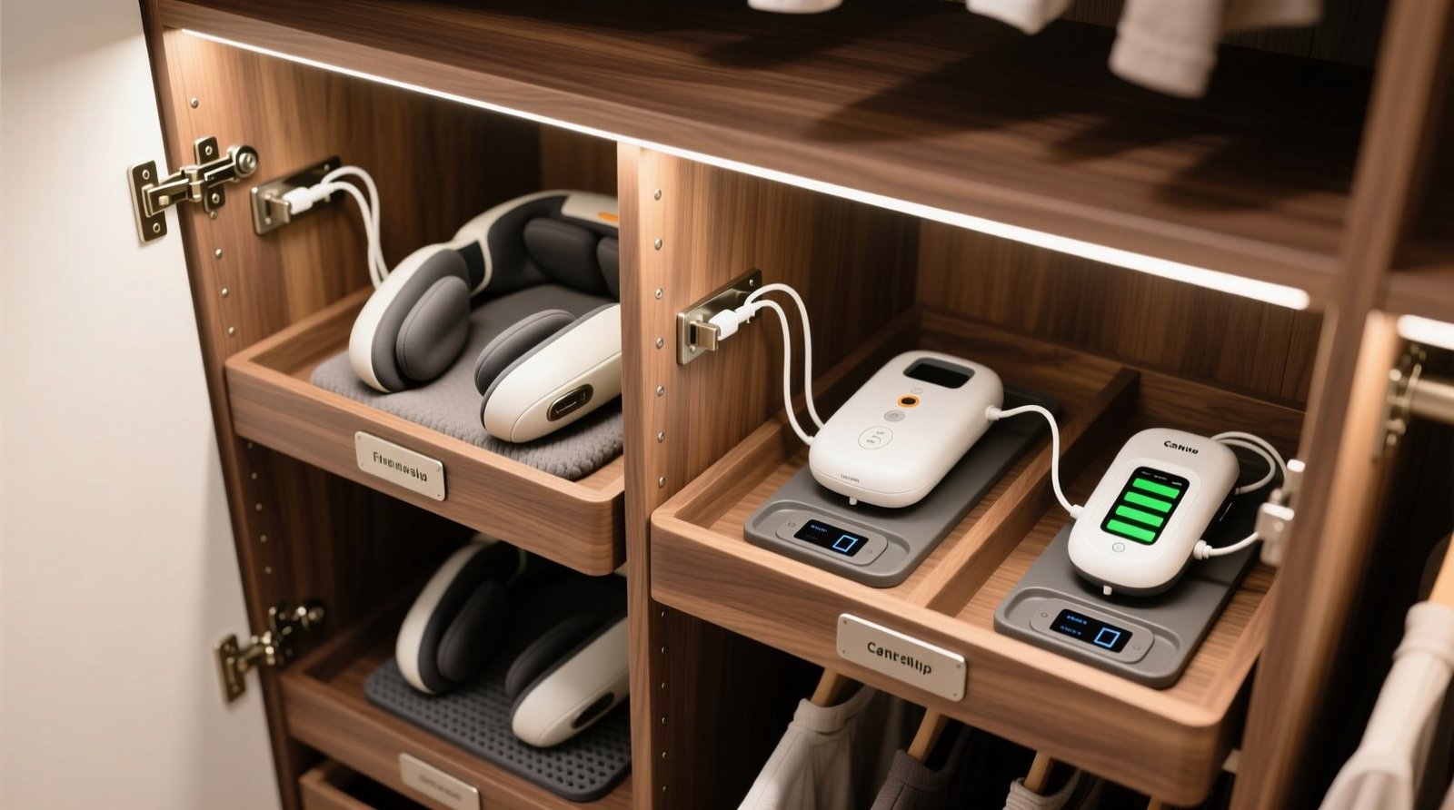 Closet organization tips for tens heated massagers.jpg