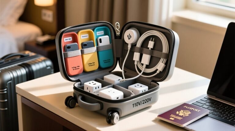 Closet organization tips for travel adapters cables.jpg