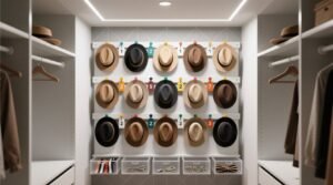 Closet organization tips for two people 37 hats.jpg