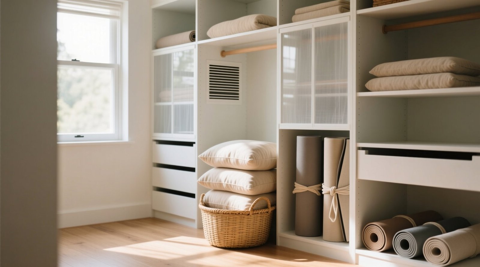 Closet organization tips for yoga props.jpg