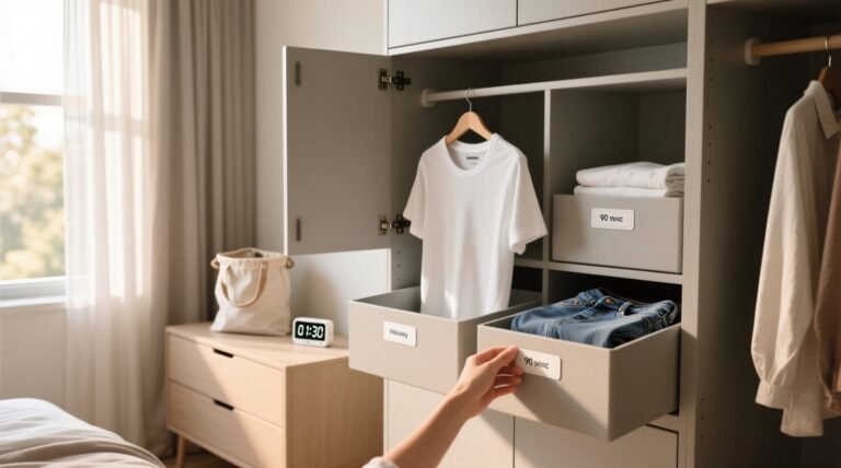 Closet organization tips hanging vs fabric bins.jpg