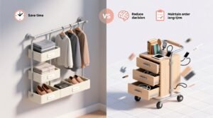 Closet organization tips hanging vs rolling carts.jpg