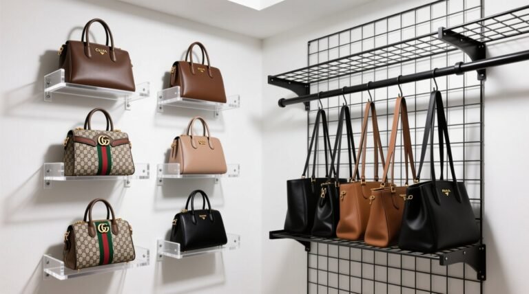 Closet organization tips heavy handbag storage compared.jpg