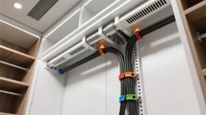 Closet organization tips hide cords safely.jpg