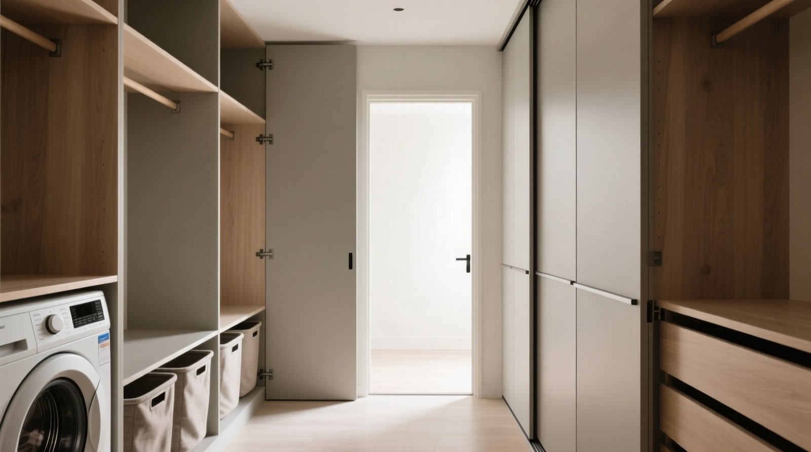 Closet organization tips hide laundry baskets in plain sight.jpg