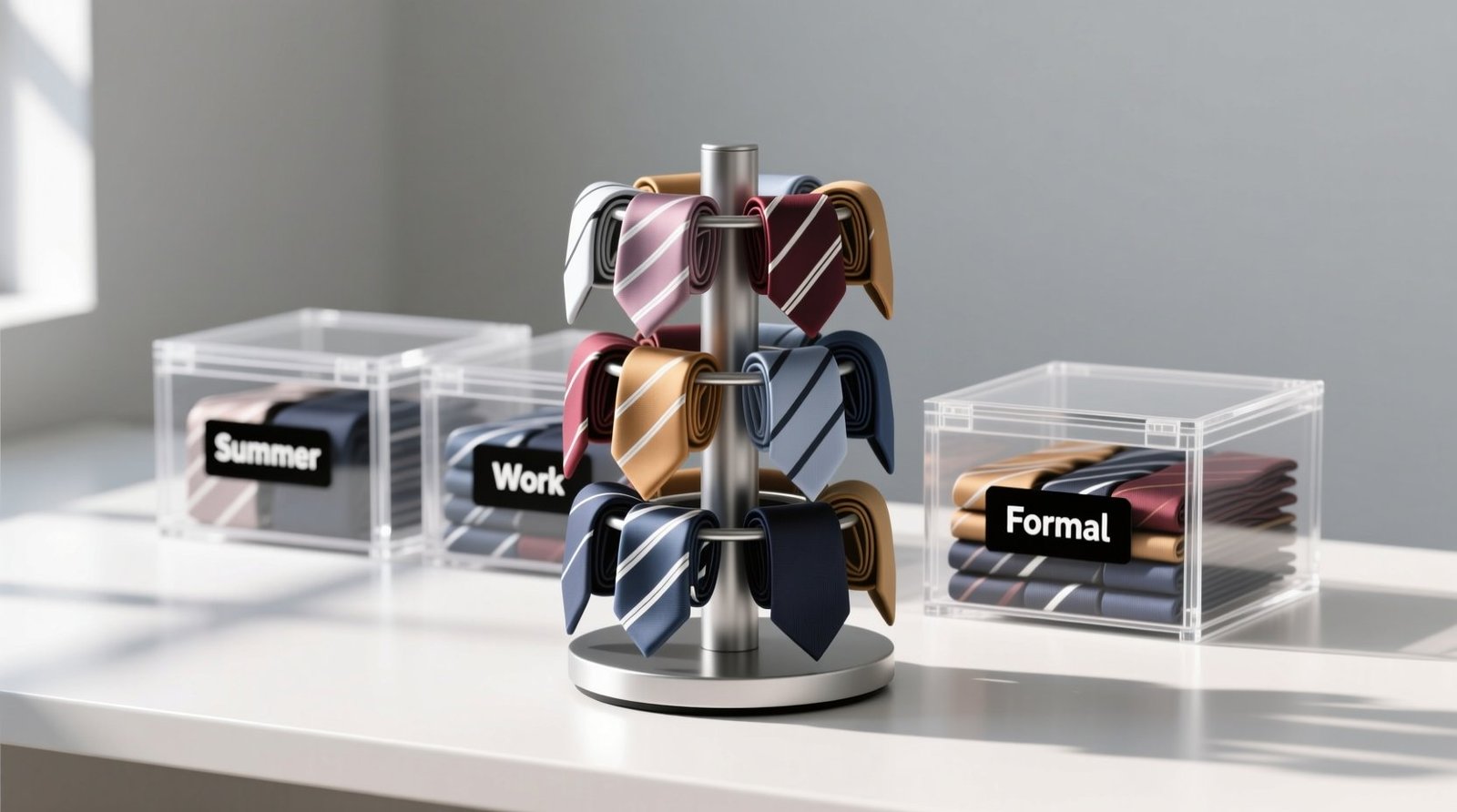 Closet organization tips is a rotating tie rack worth it.jpg