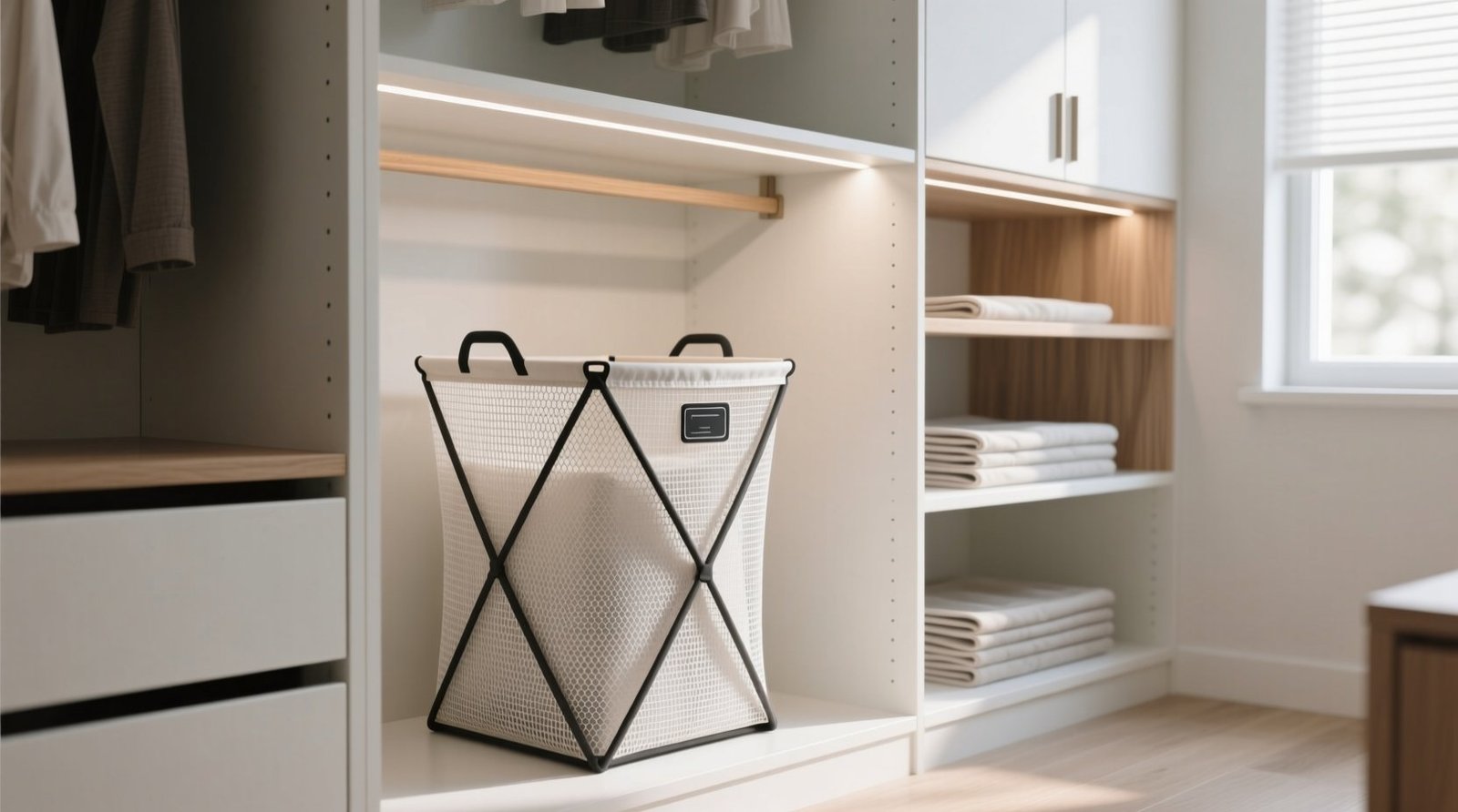 Closet organization tips mesh vs lidded hampers.jpg