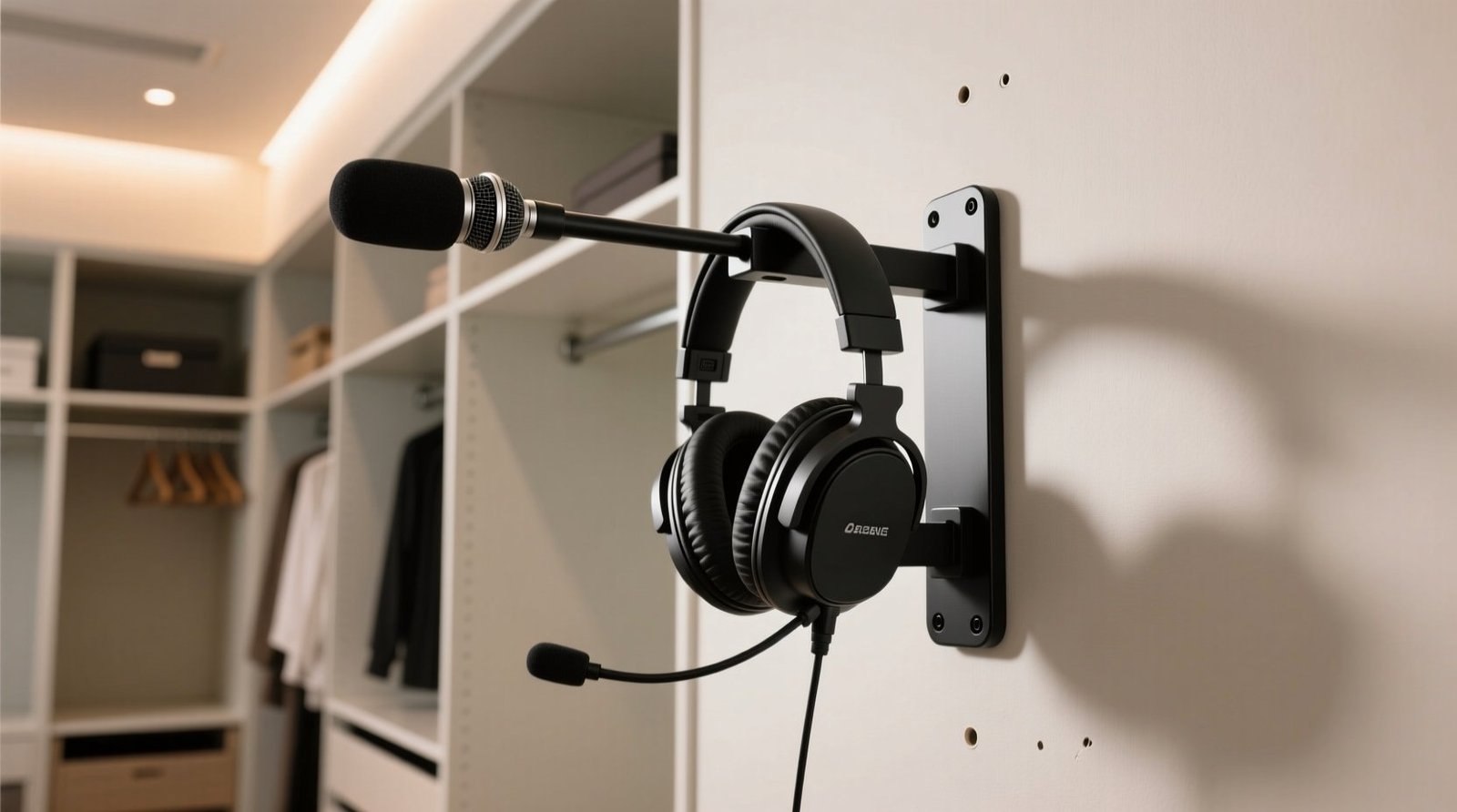 Closet organization tips mic arm mounts without wall damage.jpg