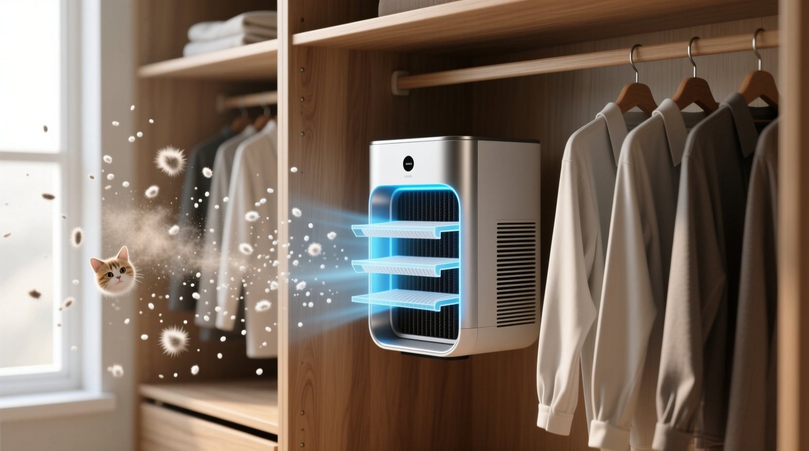 Closet organization tips pet dander air purifiers.jpg