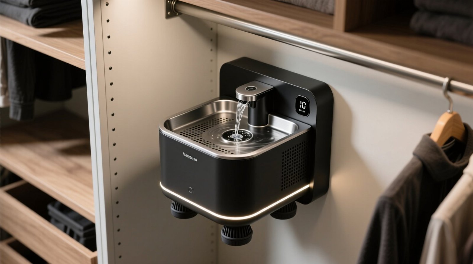 Closet organization tips pet fountain integration.jpg