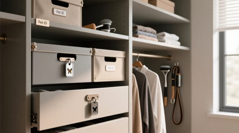 Closet organization tips pet id tag holders.jpg