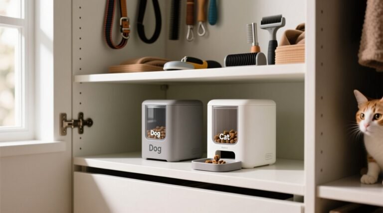 Closet organization tips pet treat dispensers.jpg