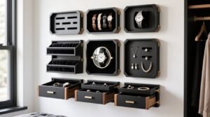 Closet organization tips repurpose game trays.jpg