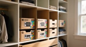 Closet organization tips repurpose gaming boxes.jpg