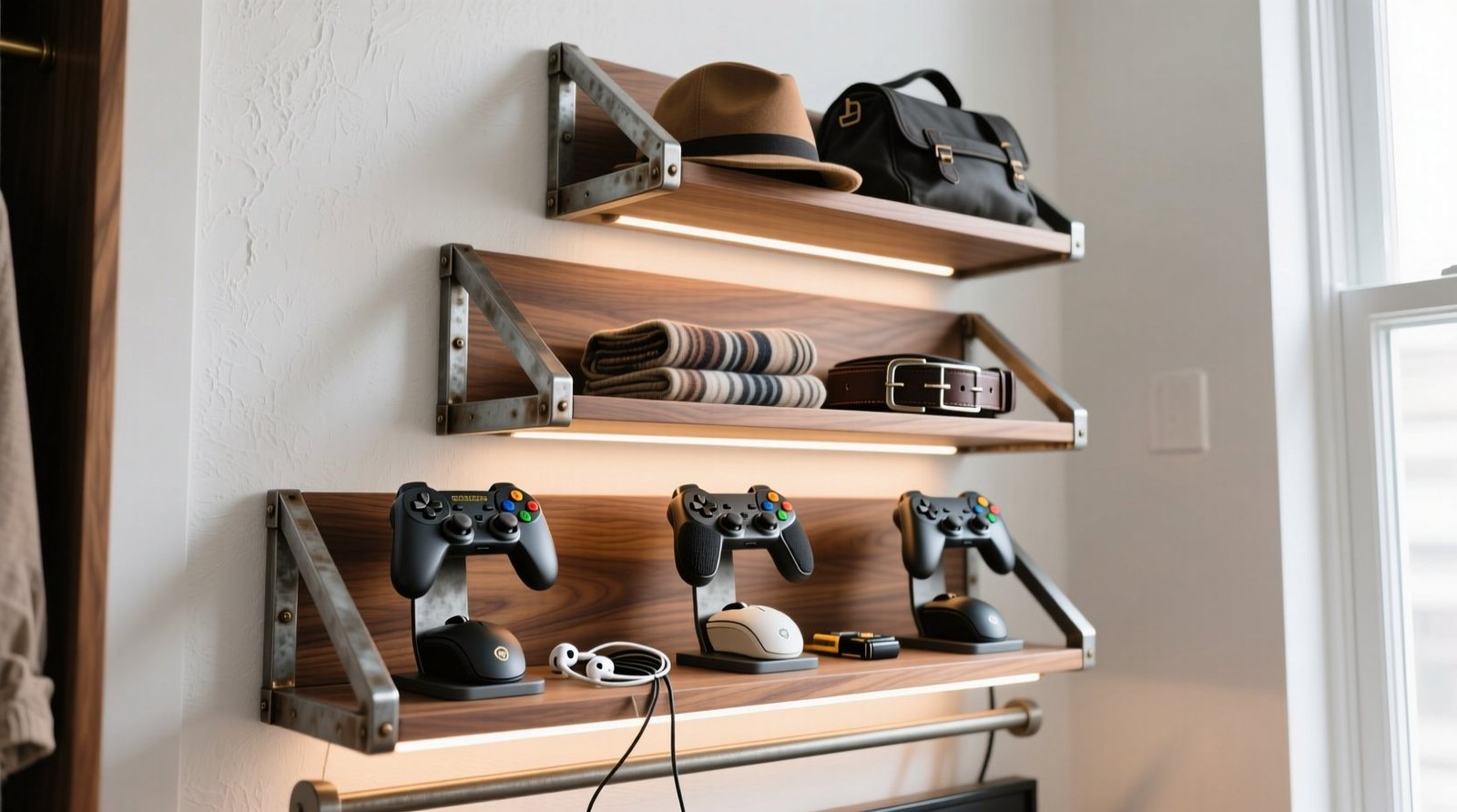Closet organization tips repurpose gaming stands.jpg