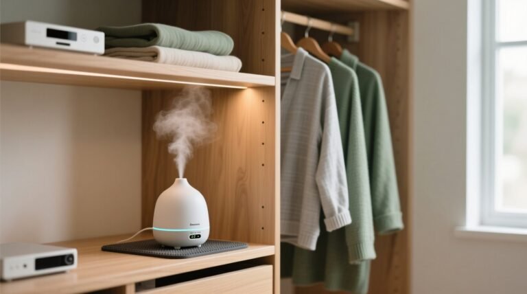 Closet organization tips safe aromatherapy diffuser integration.jpg