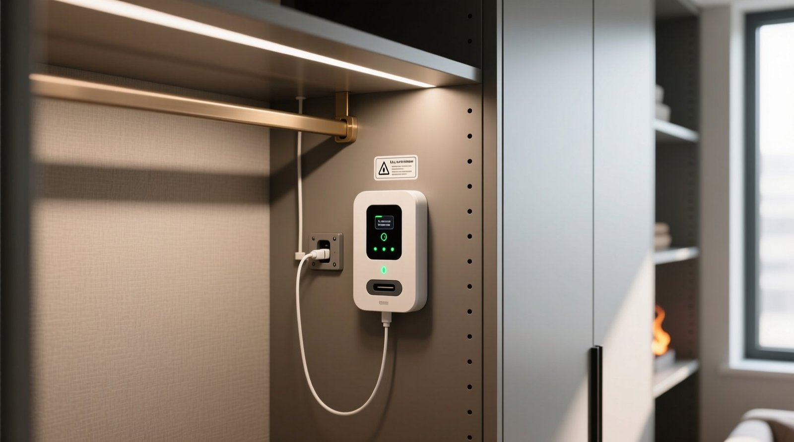 Closet organization tips safe portable charging.jpg