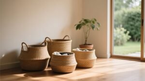 Closet organization tips seagrass vs acrylic bins.jpg