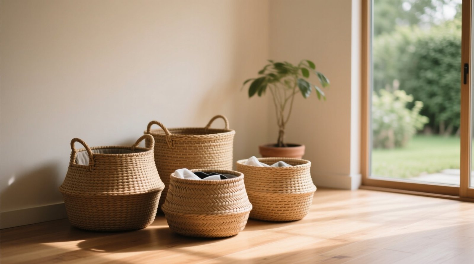 Closet organization tips seagrass vs acrylic bins.jpg