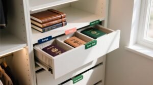 Closet organization tips secure travel document storage.jpg