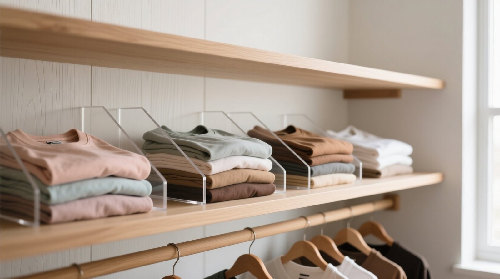 Closet organization tips shelf dividers vs acrylic stacks.jpg