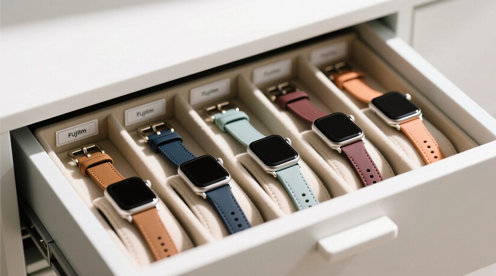 Closet organization tips smartwatch band storage.jpg