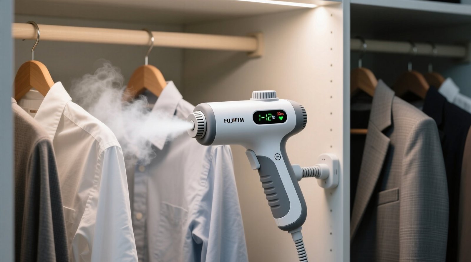 Closet organization tips steamer storage safely.jpg