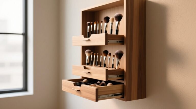 Closet organization tips store beauty brushes vertically.jpg