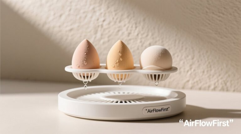 Closet organization tips store beauty sponges without mold.jpg