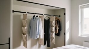 Closet organization tips tension rods vs partitions.jpg