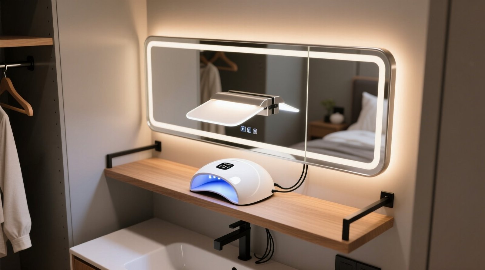 Closet organization tips uv lamp glare fix.jpg