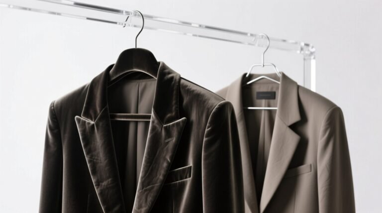 Closet organization tips velvet vs acrylic hangers.jpg