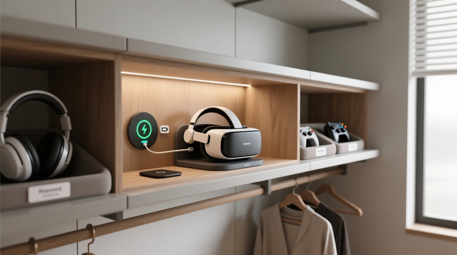Closet organization tips vr charging integration.jpg